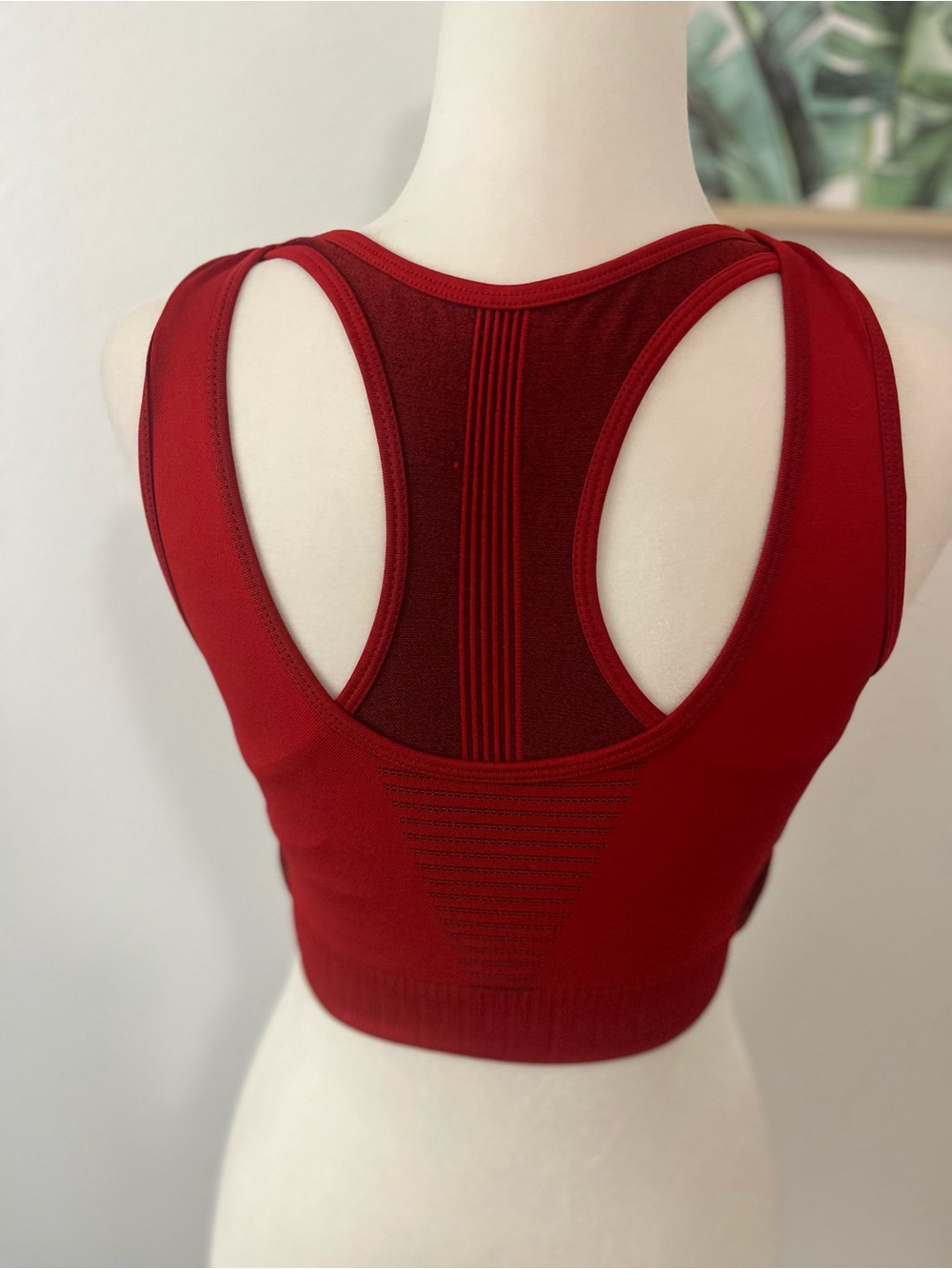 Solid Seamless High Stretch Sports Bra - Picture 2 of 3
